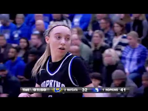 Hopkins vs. Wayzata Girls Basketball Section Final - Paige Bueckers