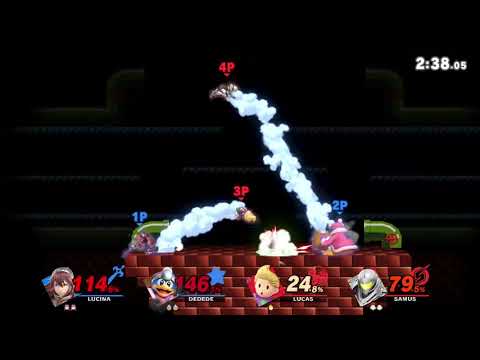 【スマブラSP】チーム戦：ルキナ&デデデVSリュカ＆サムス