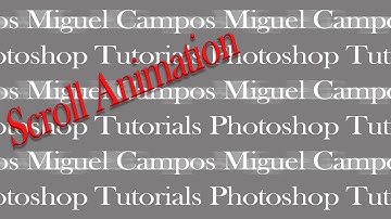 Scroll Text Animation