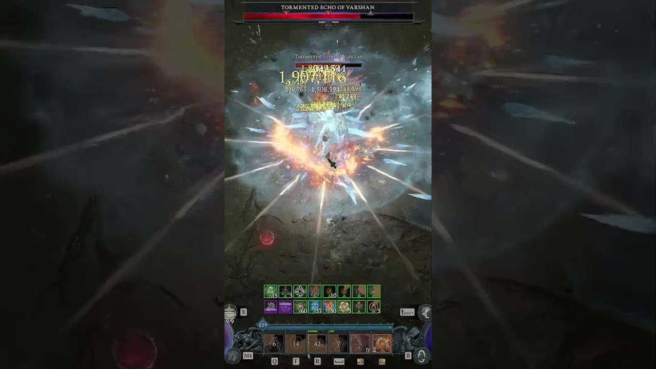 Diablo 4 Sorcerer S6 VoH Torment 4 Varshan: Elemental Daggers Build 