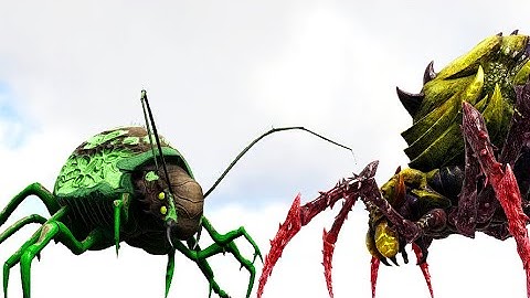 THE HIVEMIND vs. MEGAPITHECUS/DINOPITHECUS and BROODMOTHER | ARK Dino Battle 🦎