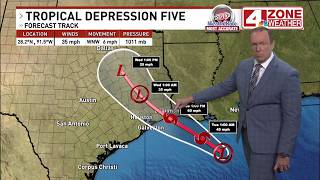 Tropical Storm Warnings issued for Texas and Gulf Coast