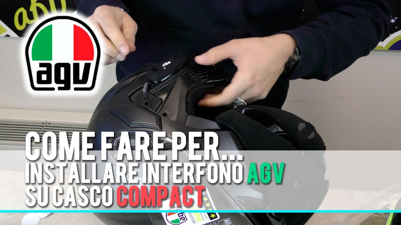 Come montare interfono Share su casco AGV? - YouTube