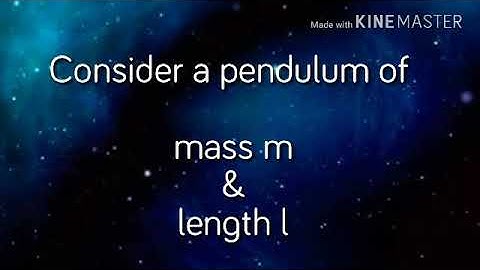 Hamiltonian - Simple Pendulum