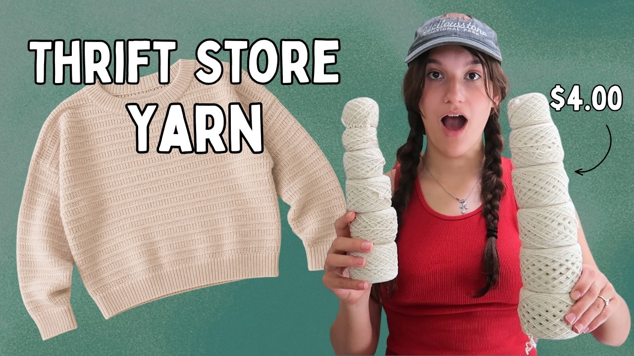 ニット/セーター UNUSED Hand-Kniting Sweater. How to Unravel a Thrifted Sweater into Yarn (Save Money on Crochet