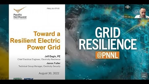 Grid Resilience @PNNL: Toward a Resilient Electric Power Grid
