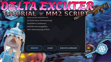 ❄️ DELTA EXECUTER - ☃️ DOWNLOAD TUT + MM2 SCRIPT - 🌨️ 2025