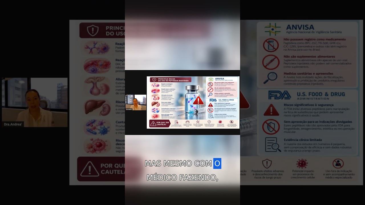Por que ter cautela, evidência e regulação nos peptídeos?