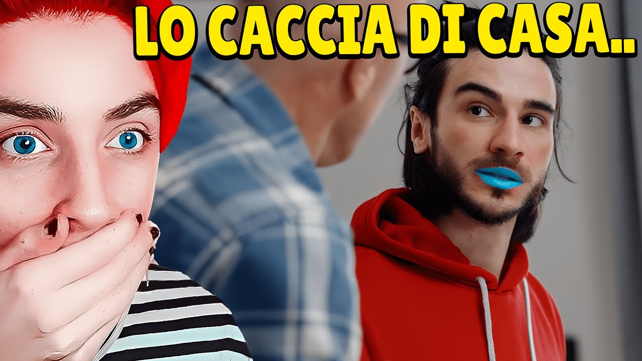 BUTTA FUORI DI CASA IL FIGLIO PERCHÉ SI TRUCCA!!
