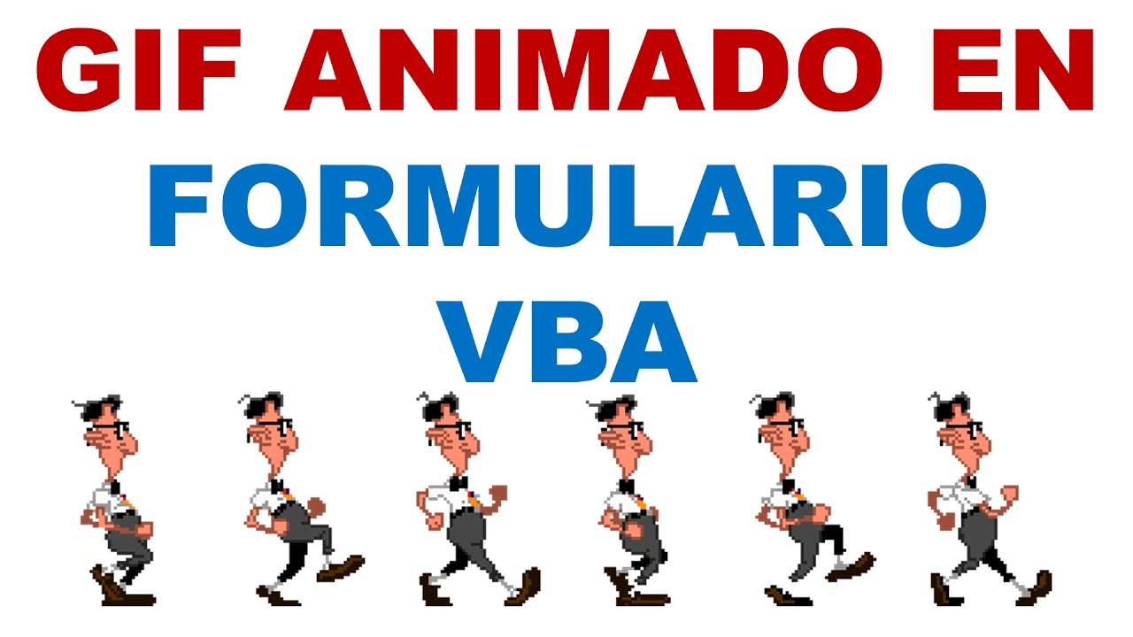 excellent synonym Gif animado en Formulario VBA | Formularios en Excel | Lección 10