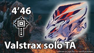 Crimson Glow Valstrax Hammer solo (TA rules) - 4'46 | Monster Hunter Rise