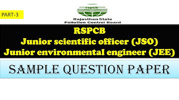RSPCB JSO JEE EXAM PREPARATION| envirocademy| RSPCB jobs