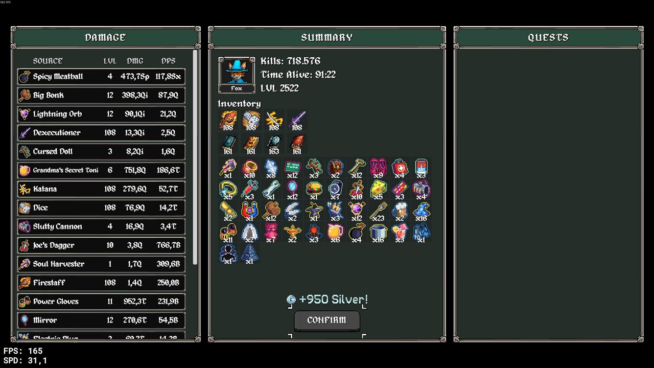 Megabonk 🍞 My first good Xmas patch run :D