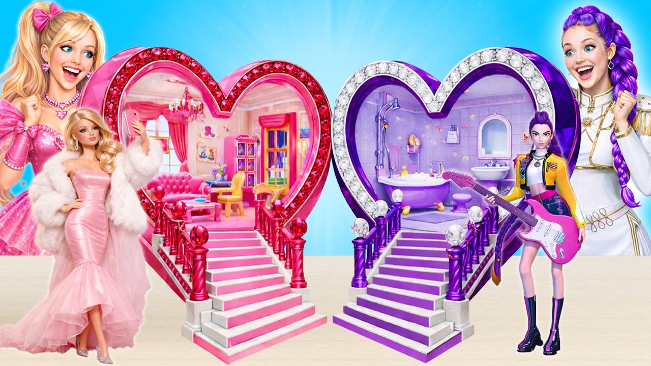 We Build Amazing Barbie x Rumi House | DIYs For Doll by PiPi Pop
