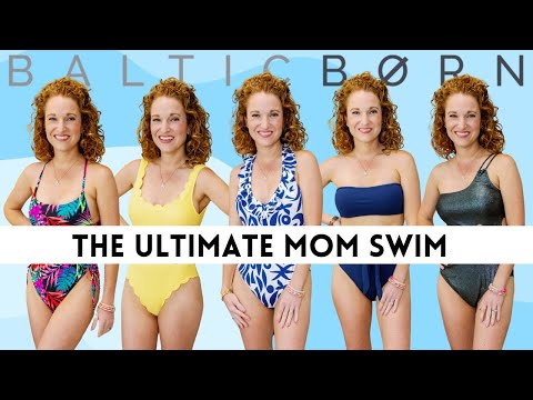 💛 Fabulous & Chic Mom Swim 💛 Mom-Friendly Swimsuit Haul | Baltic Born Swim Haul 2024