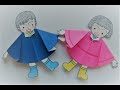 ポンチョ（レインコート）crafts of raincoats（６月工作）（簡単工作）（高齢者レク）（子供の工作）（季節の工作）（創作）（保育）