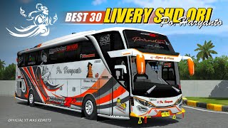 LENGKAP !!! TOP 30 LIVERY BUS SHD ORI P.O HARYANTO - Bus Simulator Indonesia