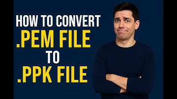 How to Convert .PEM file to .PPK file