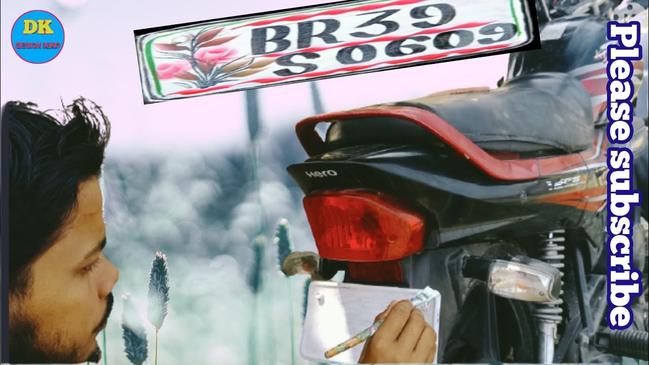 Bike anumber Plate Kaise Banate HainMotorcycle Number Plate Kaise