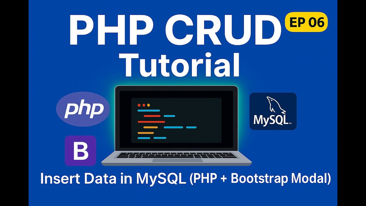 PHP CRUD with Bootstrap Modal | Insert Data in MySQL Using Popup Form ...