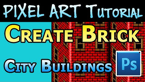 Pixel Art Tutorial - How to make City Building background tiles