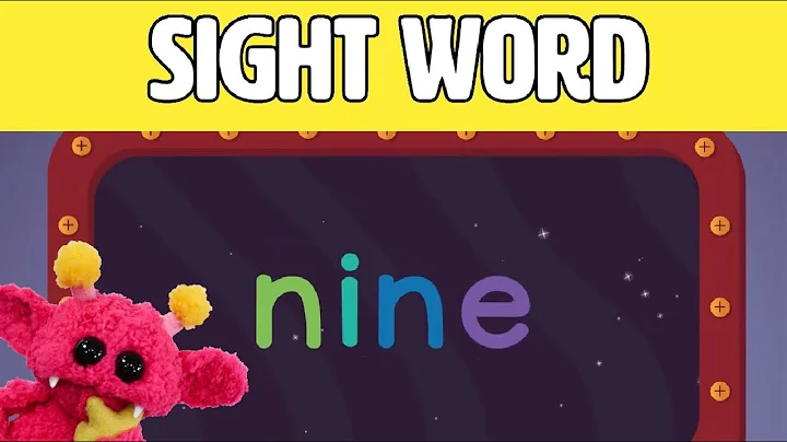 NINE- Let's Learn the Sight Word NINE with Hubble the Alien! | Nimalz Kidz! Songs and Fun!