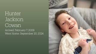 Celebrating Hunter Jackson Cowan – Memorial Service 9/28/2024