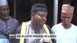 EID EL FITRI PRAYERS IN LAGOS - ARISE NEWS REPORT
