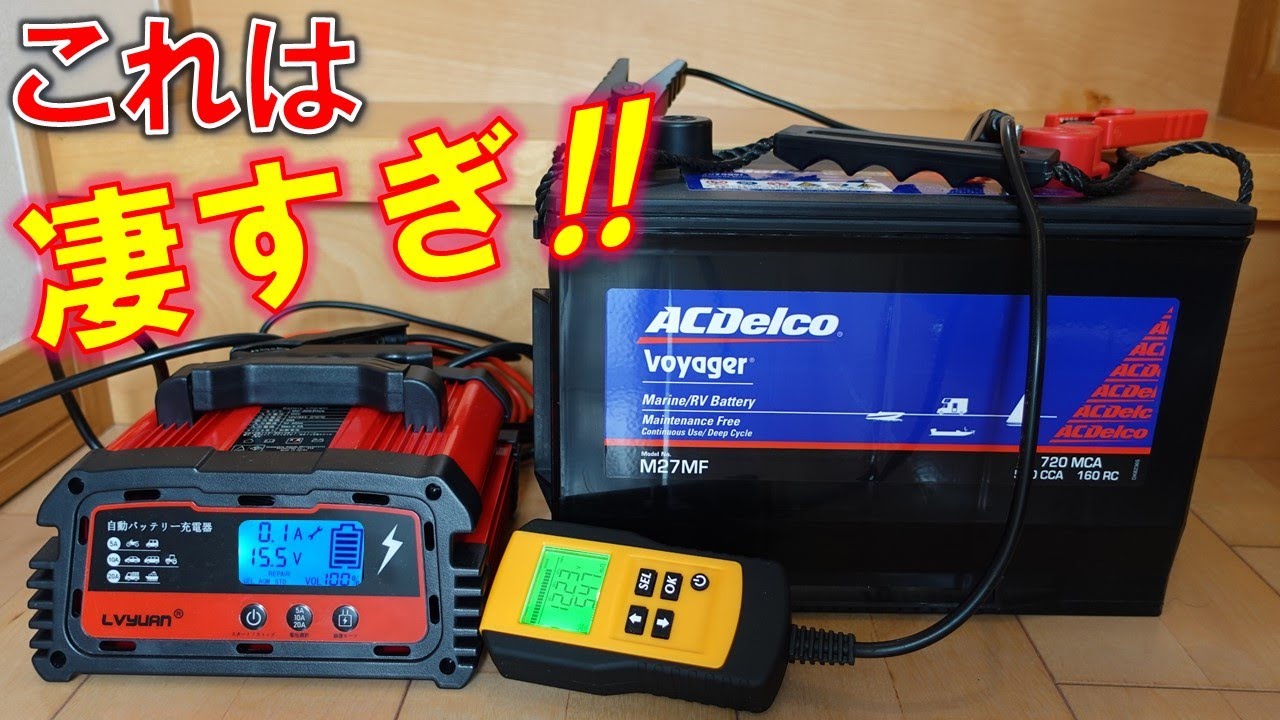 手渡し限定】ACDELCO ディープサイクルバッテリー2個