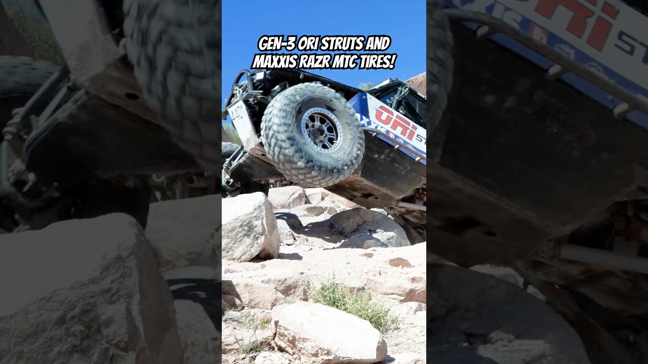 Speed and Grip! With GEN-3 ORI Struts and Maxxis RAZR MTC Tires.