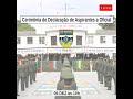 Cerimônia de Declaração de Aspirantes a Oficial do CPOR/RJ - 2020