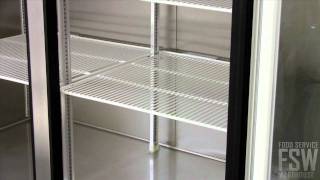 True Stainless Steel Glass Door Reach-In Freezer Video (TS-49FG)
