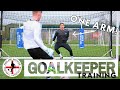 The one armed goalies! I train with the England team | Mic'd up Goalkeeper Training session