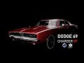 Dodge 69 charger rt  c4d and octane automotive render 