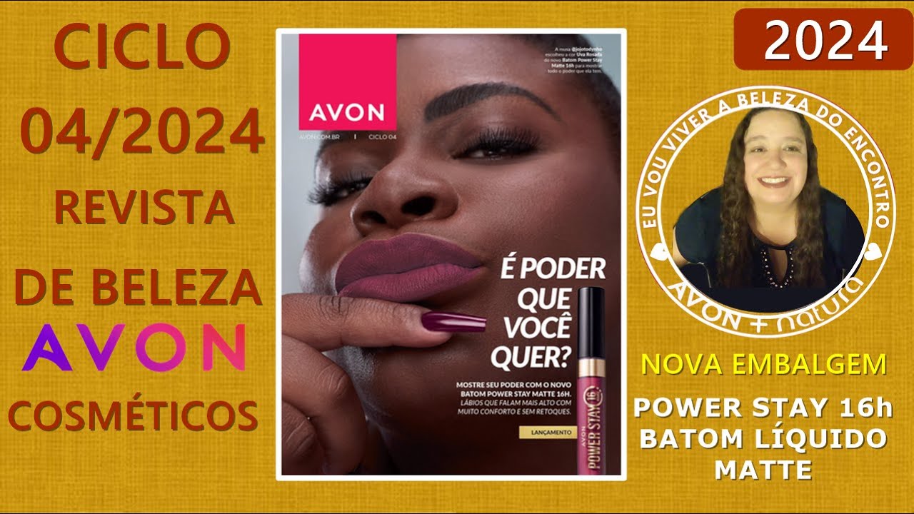 1415 AVON 2024, CICLO 04/2024, REVISTA DE BELEZA AVON COSMÉTICOS