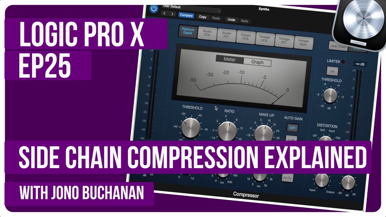 LOGIC PRO X Side Chain Compression YouTube