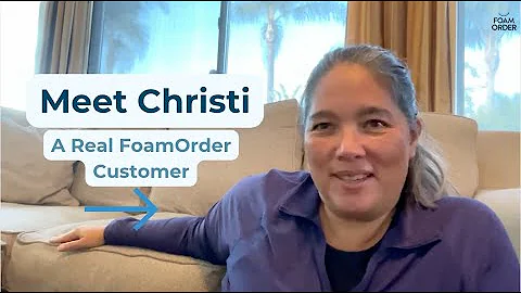 FoamOrder Sofa Cushion Customer Highlight - Christi | FoamOrder