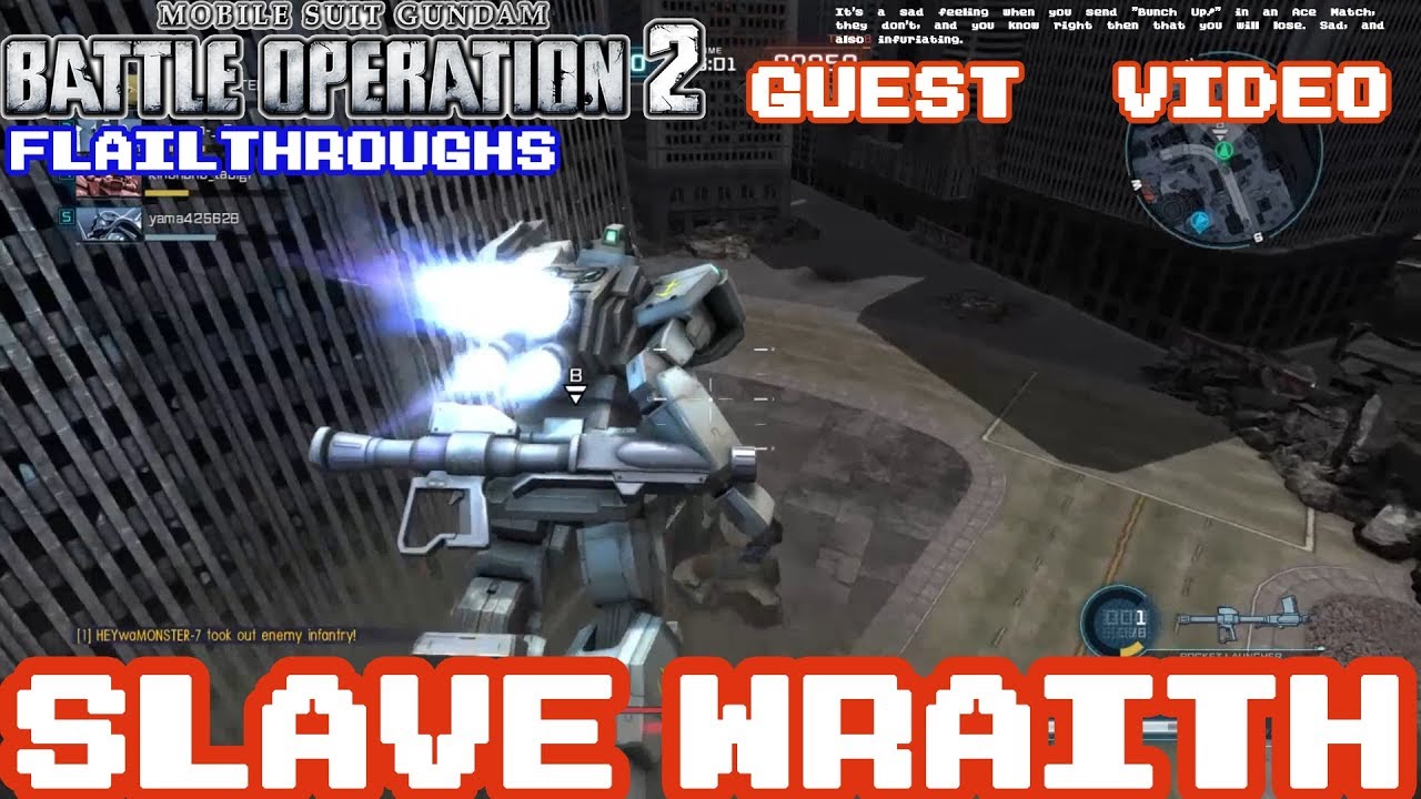 Gundam Battle Operation 2 Guest Video Rx 79 G Sw Slave Wraith - rx 78 3 gundam g 3 gundam on roblox wiki fandom