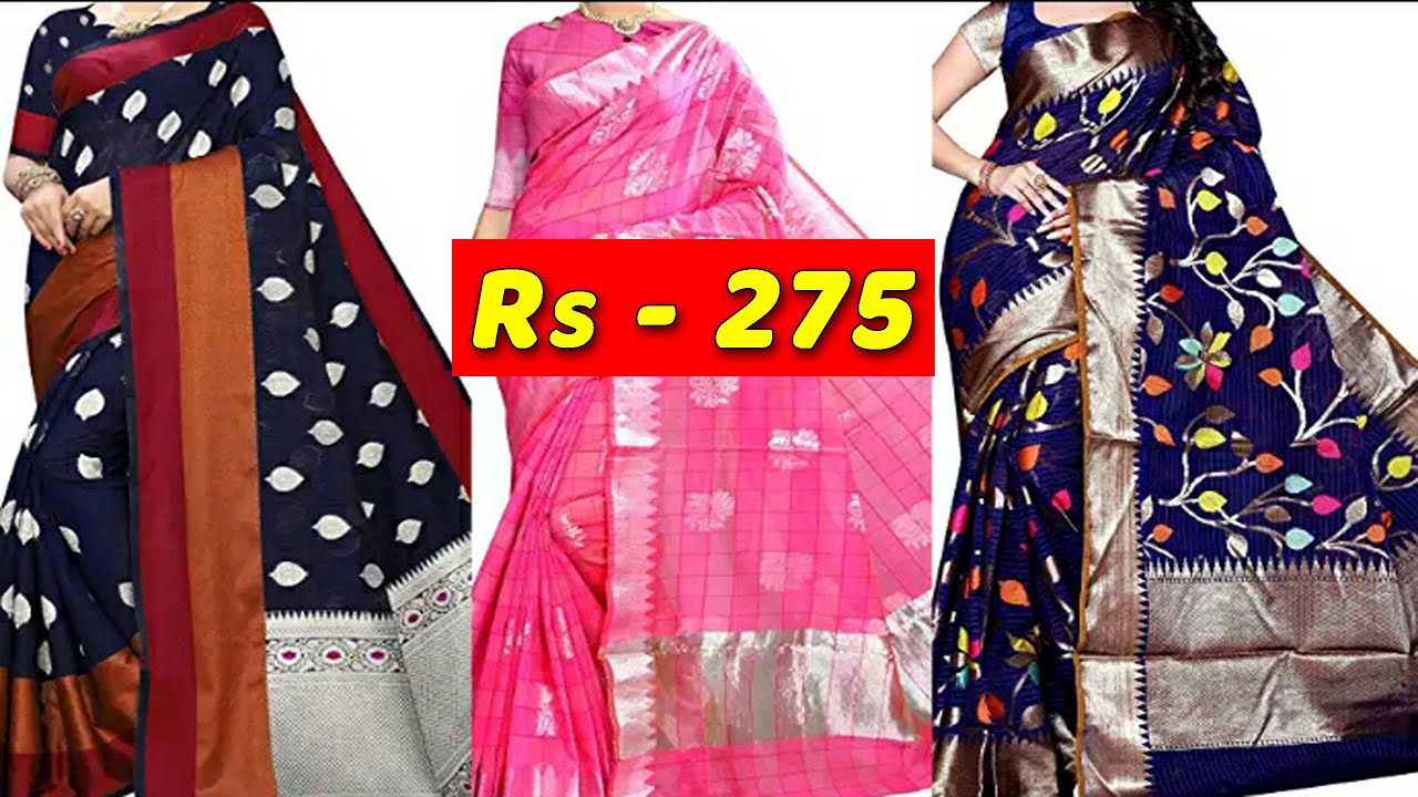 amazon cotton sarees with price