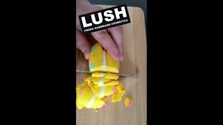 Lush - Easter 2020 Cream Egg Satisying Bubbleroon Bubble bar cutting ASMR
