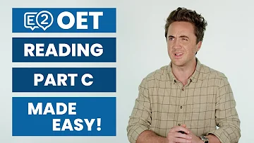 OET MADE EASY | Reading Part C | Questions with Jay!