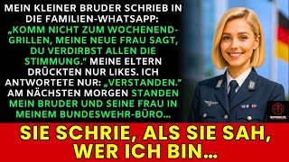 Mein Bruder schrieb: „Komm nicht zum Grillen“ – bis er mit seiner Frau in mein Bundeswehr-Büro kam…