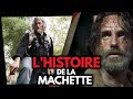 The walking dead  lhistoire sombre de la machette rouge de rick grimes