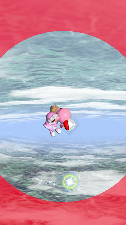The power of Melee sends Kirby to space