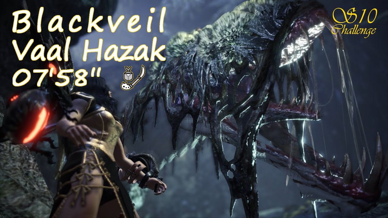 Vaal Mutta Insect Blackveil Vaal Hazak (07'58'') | Insect Glaive | Monster Hunter World ...