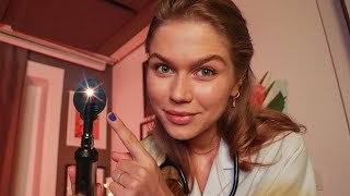 ASMR Personal Doctor Home Visit. Cranial Nerve Exam, Hearing Test, Reflex Test, Personal Attention