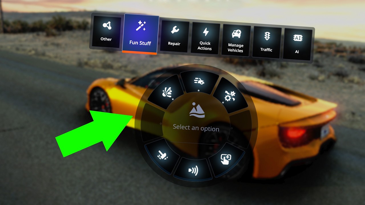 BeamNG Radial Menu Explained | Full Guide to All Options (Everything ...