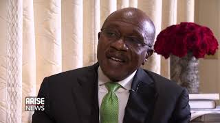 CBN GOVERNOR GODWIN EMEFIELE SPEAKS EXCLUSIVELY TO ARISE NEWS AT THE NIGERIA INTL. PARTNERSHIP FORUM