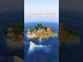 Minecraft: Ocean Island Transformation! | Timelapse | #minecraft #minecraftbuilding #village #shorts
