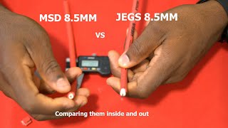 Best Performance Spark Plug Wire Comparison MSD 8.5mm Vs Jegs 8.5mm.